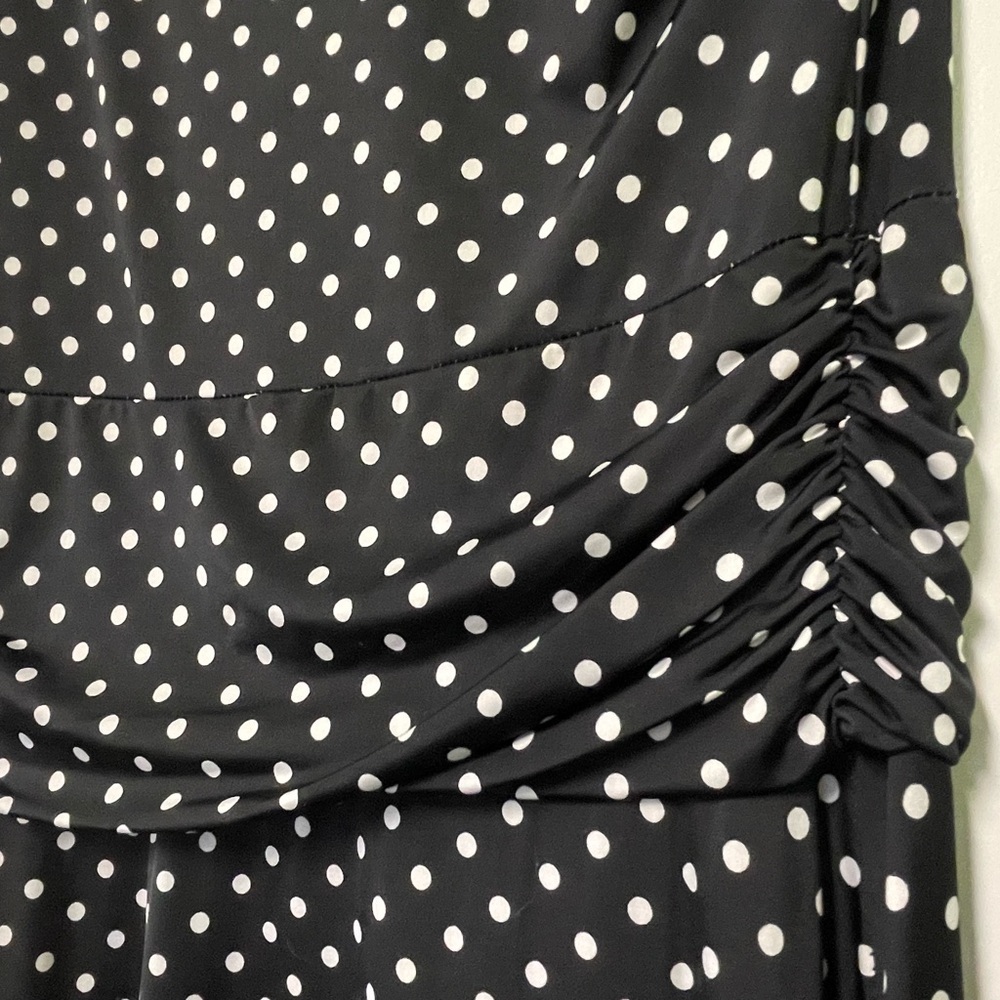 Black Polka Dot Dress - Picture 3 of 4